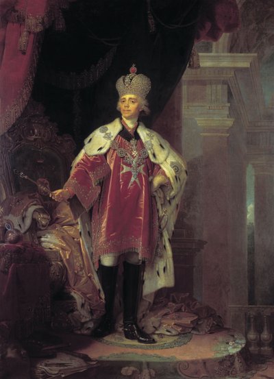 I. Pál portréja, 1800 alkotó: Vladimir Lukich Borovikovsky