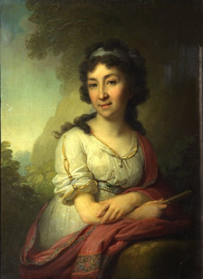 Jekaterina Vasziljevna Torsukova portréja, 1795 alkotó: Vladimir Lukich Borovikovsky