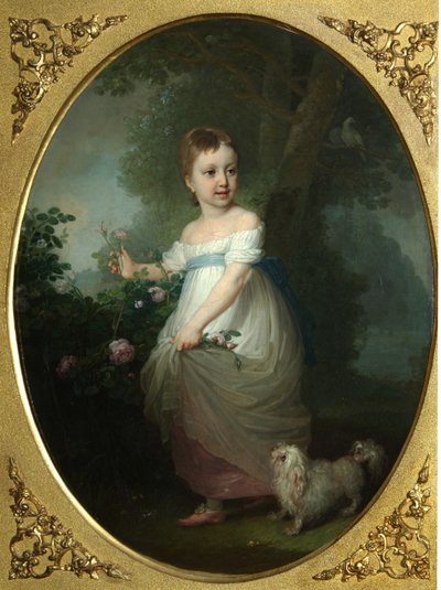 Jelena Naryskina gyermekként készült portréja, 1790-es évek eleje alkotó: Vladimir Lukich Borovikovsky