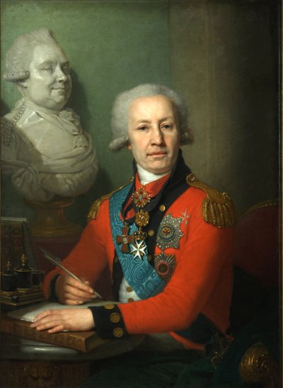 Alekszej Vasziljev báró portréja, 1800 alkotó: Vladimir Lukich Borovikovsky