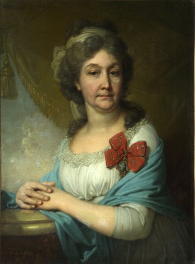 Varvara Vasziljeva bárónő portréja, 1800 alkotó: Vladimir Lukich Borovikovsky