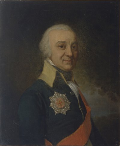 Pavel Stepanovics Runich portréja 1747-1825, c. 1800 alkotó: Vladimir Lukich Borovikovsky