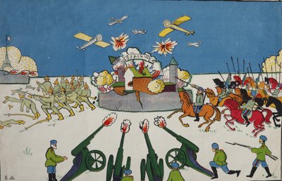 Ó, te német!... Plakát, 1914 alkotó: Vladimir Mayakovsky