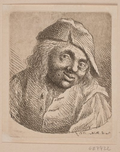 Egy farmer mellszobra alkotó: W.A. Müller