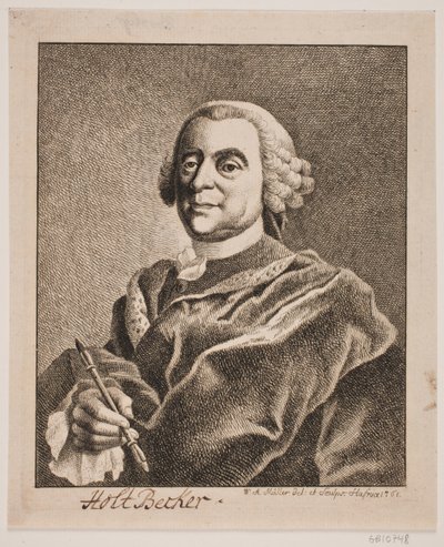 Johan Christopher Holtzbecher alkotó: W.A. Müller