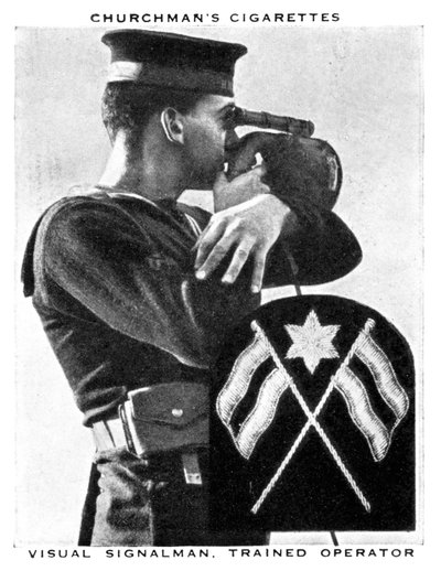 Visual Signalman, képzett kezelő, 1937. alkotó: WA and AC Churchman