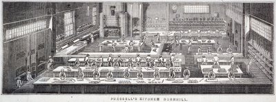 Cornhill, London, 1840 alkotó: WD Hornsby