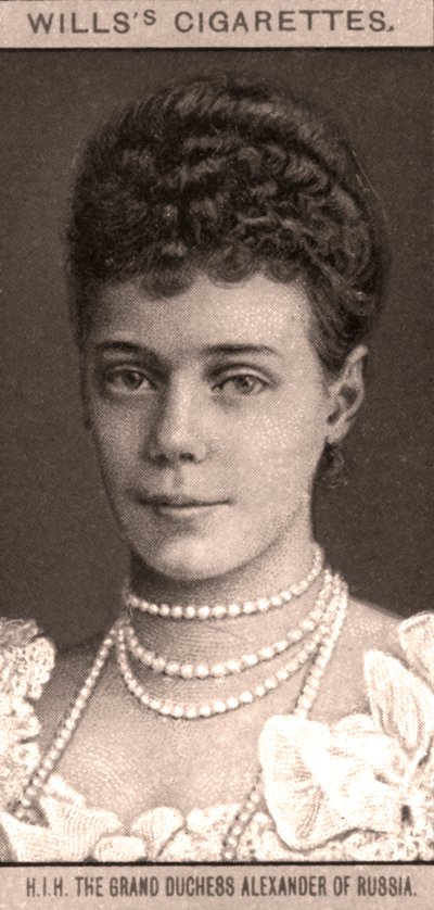 H.I.H. Sándor orosz nagyhercegnő, 1908. alkotó: WD and HO Wills