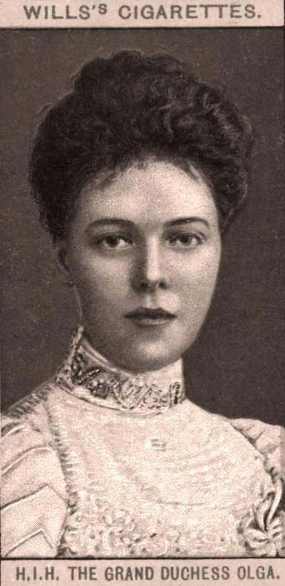 H.I.H. Olga nagyhercegnő, 1908. alkotó: WD and HO Wills