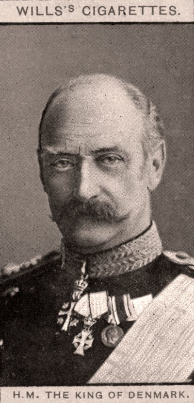 H.M. Dánia királya, 1908. alkotó: WD and HO Wills