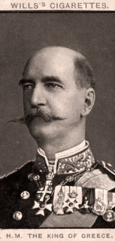 H. M. Görögország királya, 1908. alkotó: WD and HO Wills