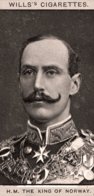 H.M. Norvégia királya, 1908. alkotó: WD and HO Wills