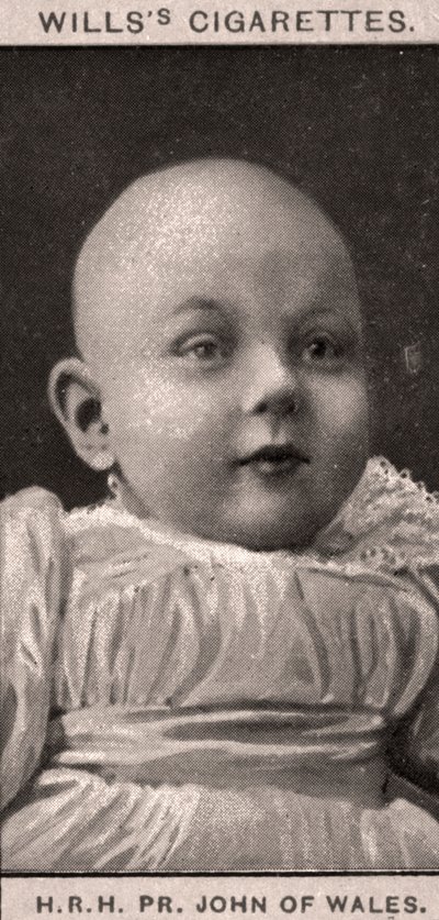 H.R.H., P.R., John of Wales, 1908. alkotó: WD and HO Wills