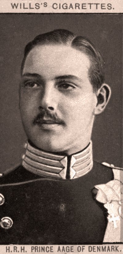 H.R.H. Aage dán herceg, 1908. alkotó: WD and HO Wills