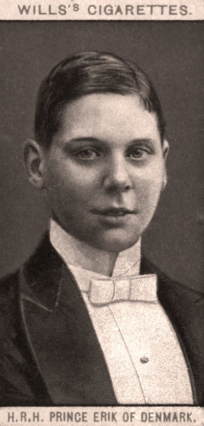 H.R.H. Erik dán herceg, 1908. alkotó: WD and HO Wills