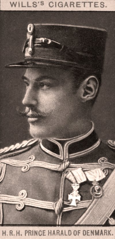 H.R.H. Harold dán herceg, 1908. alkotó: WD and HO Wills