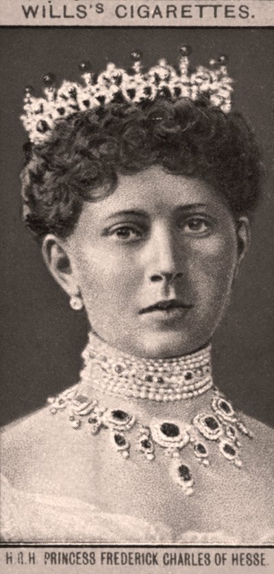 H.R.H. Frederick Károly hesseni hercegnő, 1908. alkotó: WD and HO Wills