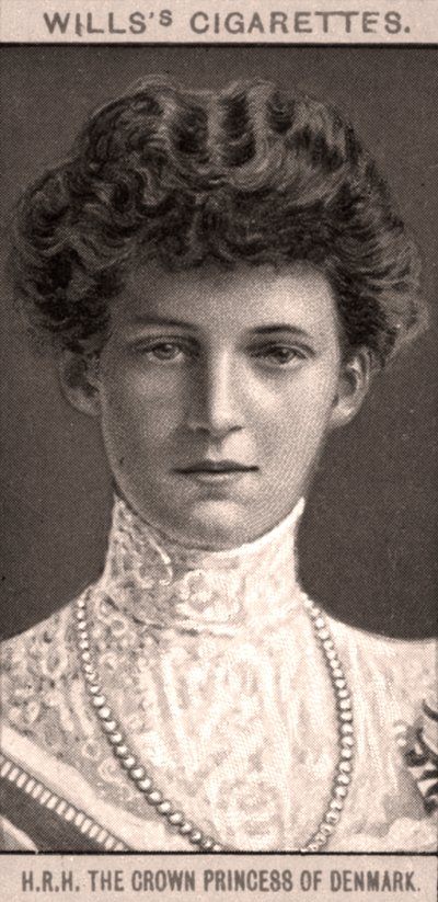 H.R.H. Dánia koronahercegnője, 1908. alkotó: WD and HO Wills