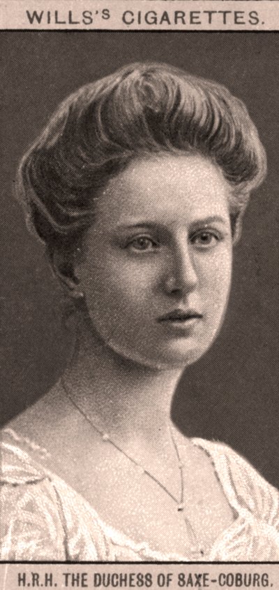 H.R.H. Szász-Coburg hercegné, 1908. alkotó: WD and HO Wills