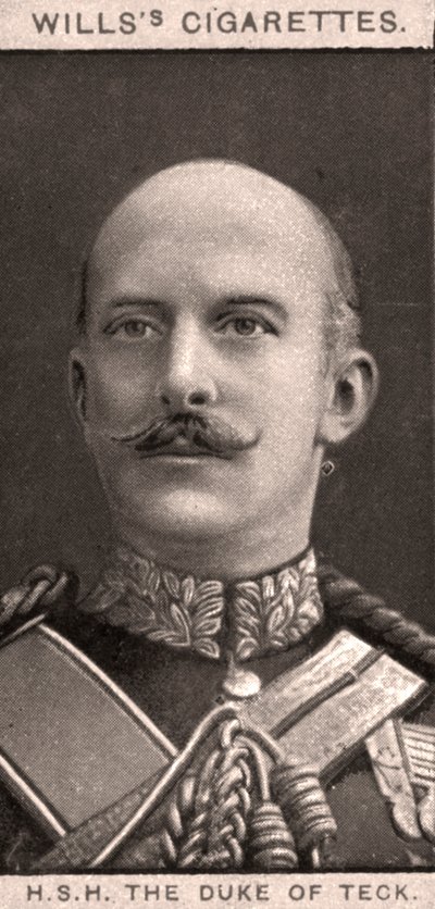 H.S.H. Teck hercege, 1908. alkotó: WD and HO Wills