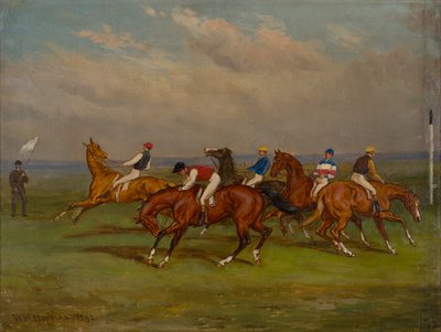 A rajtkapunál alkotó: W.H. Hopkins