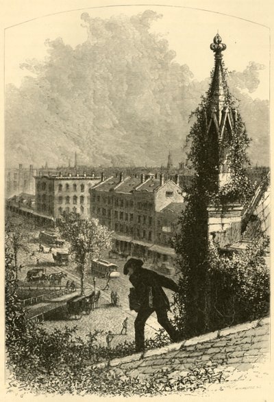 „Main Street, Buffalo, a Szent Pál templomból”, 1872. alkotó: W.H. Morse