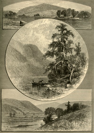 „The Upper Delaware”, 1874. alkotó: W.H. Morse