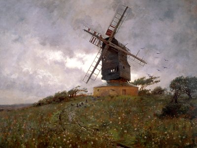 „A kísértetjárta malom”, 1893 alkotó: WH Murphy Grimshaw
