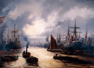 A londoni medence, 1892 alkotó: WJ Baker
