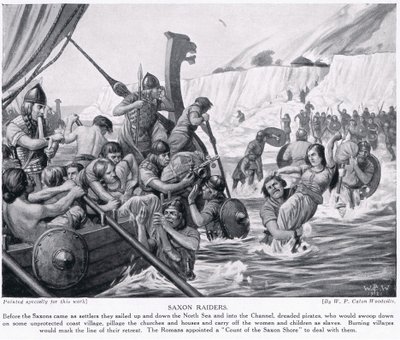 Saxon Raiders, illusztráció a 