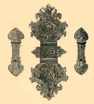 Ezüst könyvkapcsok, 1881. alkotó: W. E. Mackaness