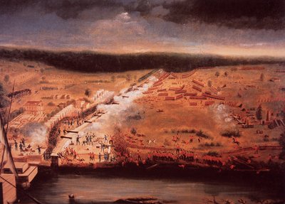 A New Orleans-i csata (színes litó) alkotó: John Ward Dunsmore