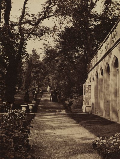 Orangery és Flower Garden Singleton, Glamorganshire alkotó: W. Graham Vivian