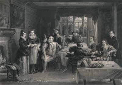 Falstaff és barátai Windsor vidám feleségei, 1870 alkotó: W. Greatbatch