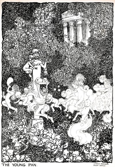 The Young Pan - Stage One, 1920 alkotó: William Heath Robinson