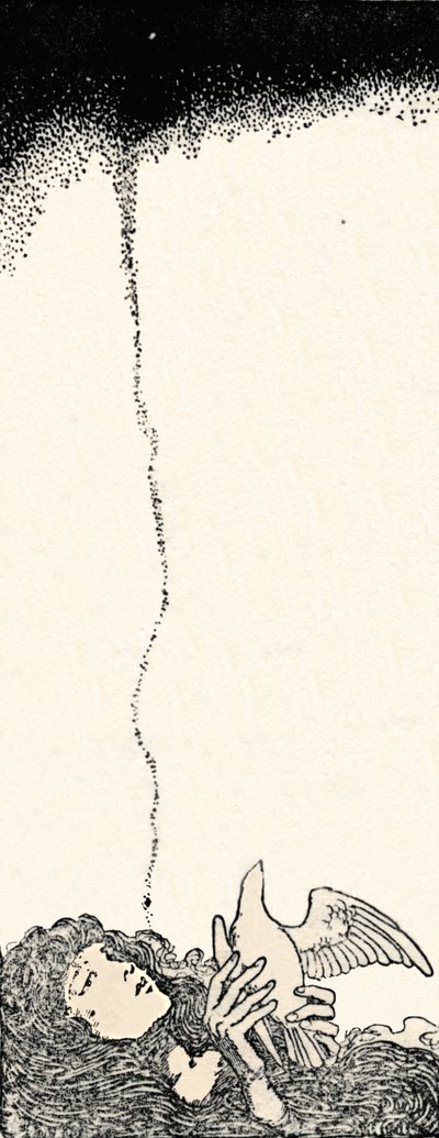 Volt egy kismadár, amely verte a szárnyait, 1930 alkotó: William Heath Robinson