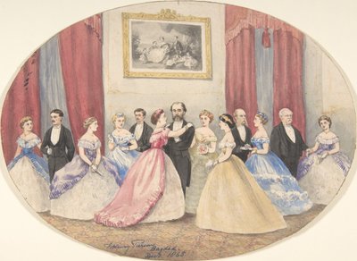 Brit fogadás Bagdadban, 1865. alkotó: W Henry Pierson