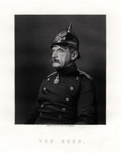 Albrecht Theodor Graf Emil von Roon porosz katona és politikus, XIX. alkotó: W. Holl