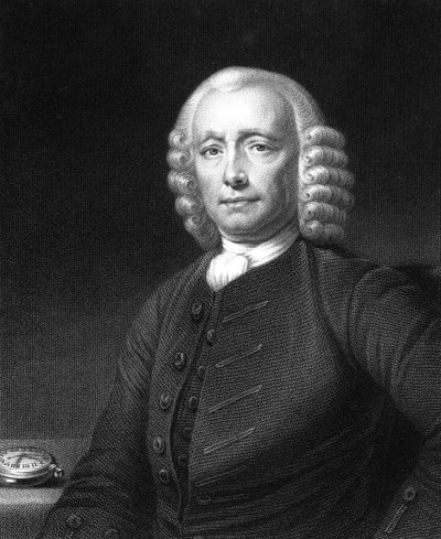 John Harrison angol órakészítő, 1768. alkotó: W. Holl