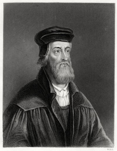 John Wycliffe, angol teológus, XIX alkotó: W. Holl