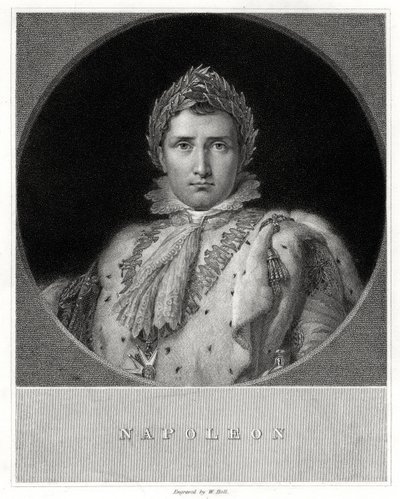 Napóleon Bonaparte, 19. század. alkotó: W. Holl