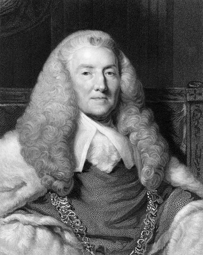 William Murray, Mansfield 1. grófja, 18. századi brit bíró és politikus, 1836. alkotó: W. Holl