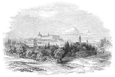 Gotha – Őfelsége Albert herceg rajzából, 1845. alkotó: W. J. Linton