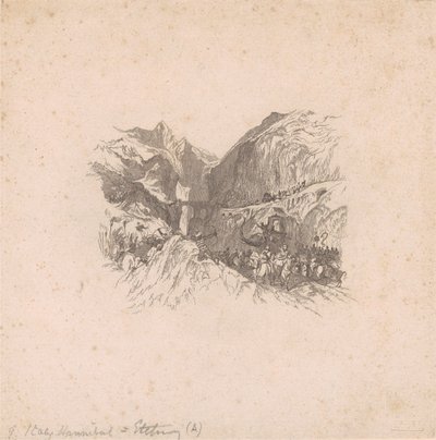 Hannibál áthalad az Alpokon (matricák) alkotó: W. R. Smith