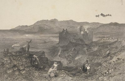 Harlech kastély, Észak-Wales alkotó: W. R. Smith
