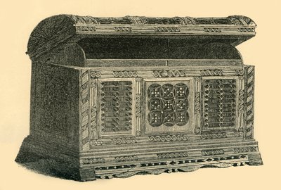 Faragott áttört doboz, 1500-c1860, 1881. alkotó: W Tucker