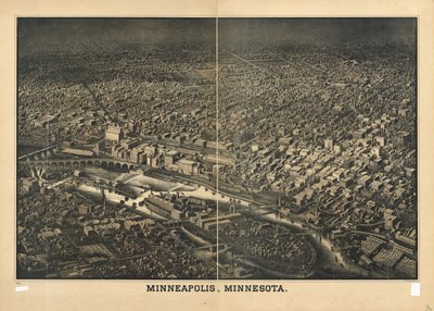 Minneapolis, Minnesota. alkotó: W. V.; Monasch Herancourt