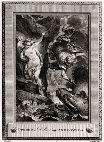 Perseus Delivering Andromeda, 1775 alkotó: W. Walker