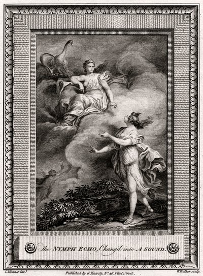 A nimfa visszhangja, hanggá változott, 1774 alkotó: W. Walker
