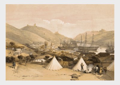 „Balaklava, a tenger felé néz”, 1855. alkotó: W Walton
